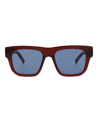 Givenchy Mens Square/Rectangle Bordeaux Bordeaux Blue Fashion Designer Eyewear Bordeaux Bordeaux Blue