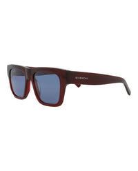Givenchy Mens Square/Rectangle Bordeaux Bordeaux Blue Fashion Designer Eyewear
