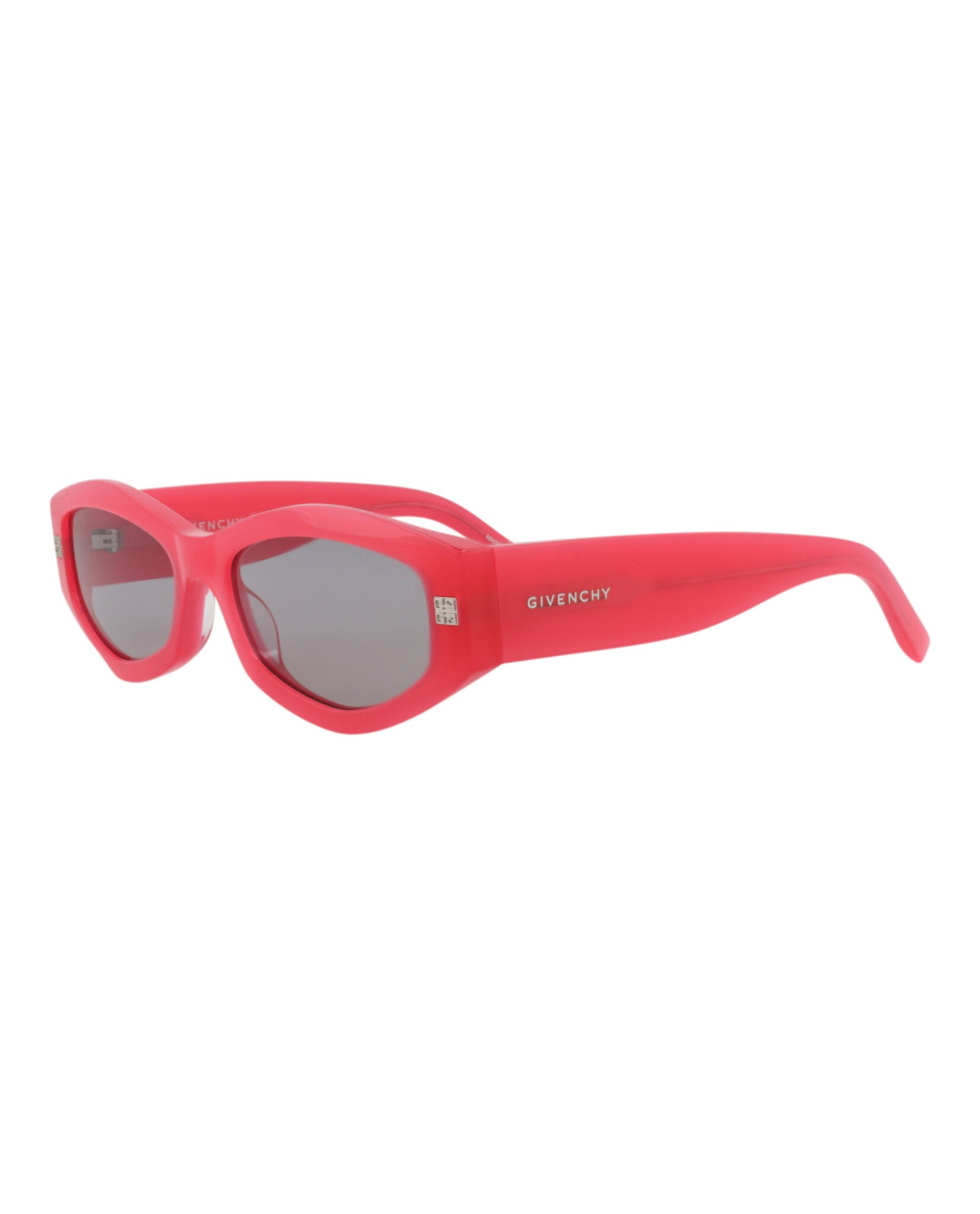 Givenchy Womens Cat Eye Fuchsia Fuchsia Smoke Fashion Designer Eyewear