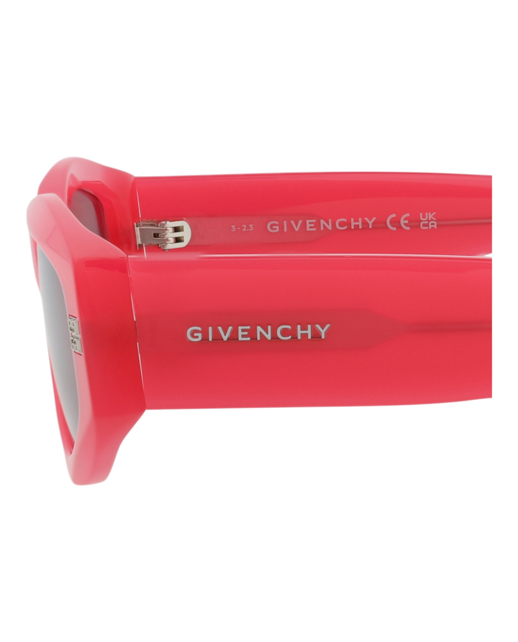 Givenchy Womens Cat Eye Fuchsia Fuchsia Smoke Fashion Designer Eyewear
