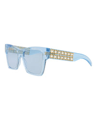 Givenchy Womens Square/Rectangle Blue Blue Blue Fashion Designer Eyewear