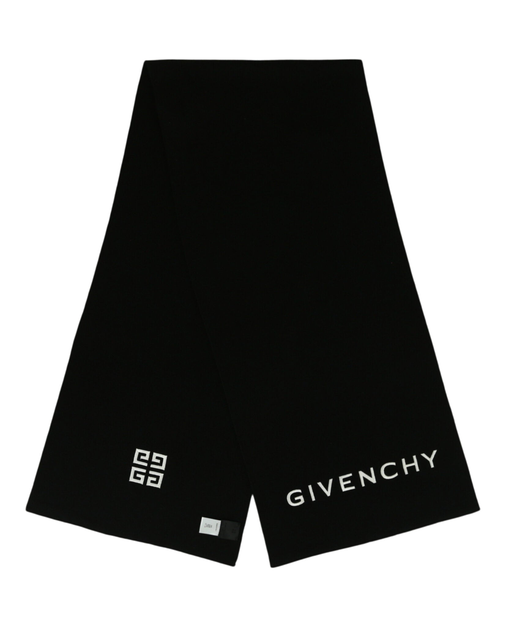 Givenchy Mens Embroidered Logo Scarf