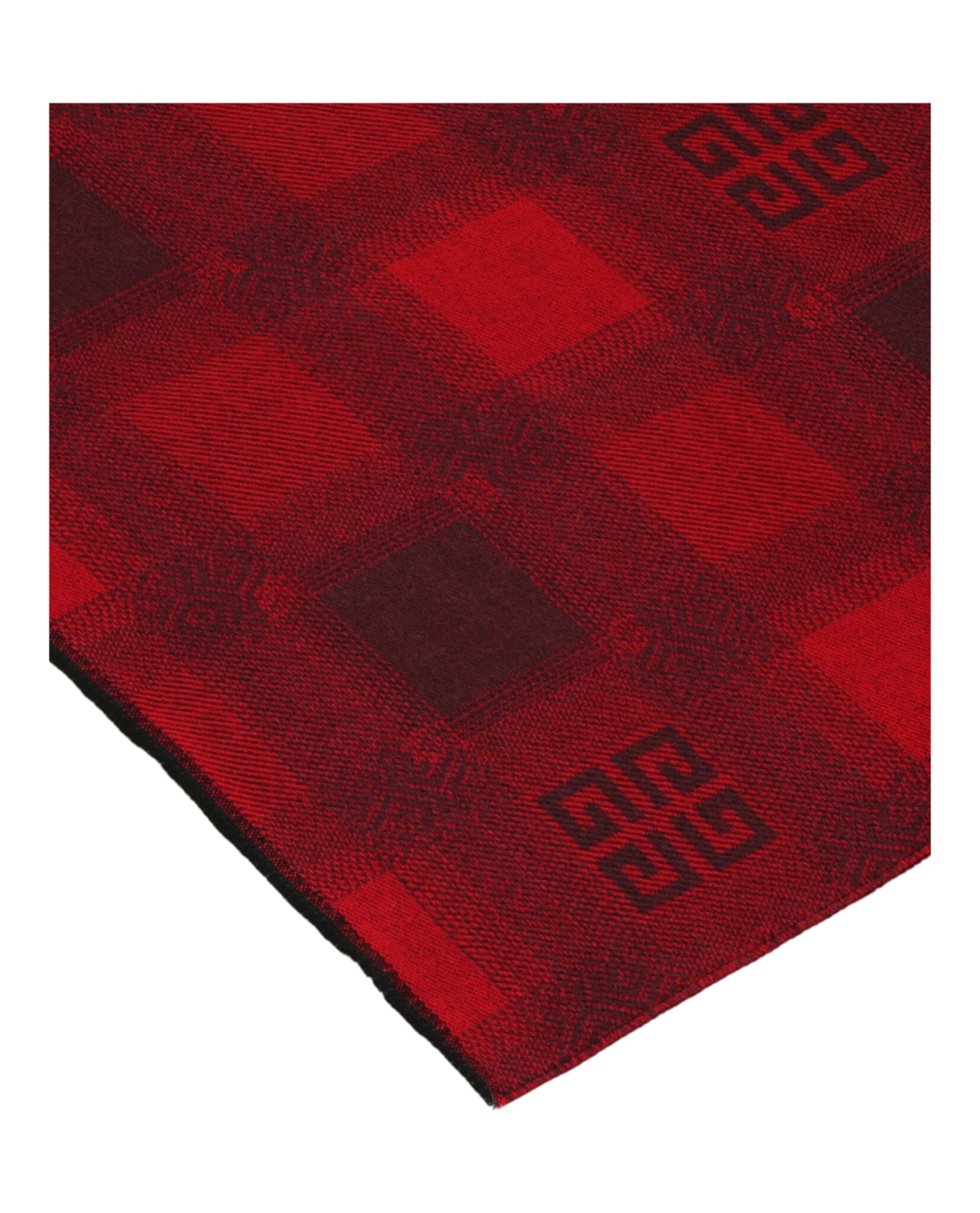 Givenchy Unisex-Adult Plaid 4G Logo Scarf