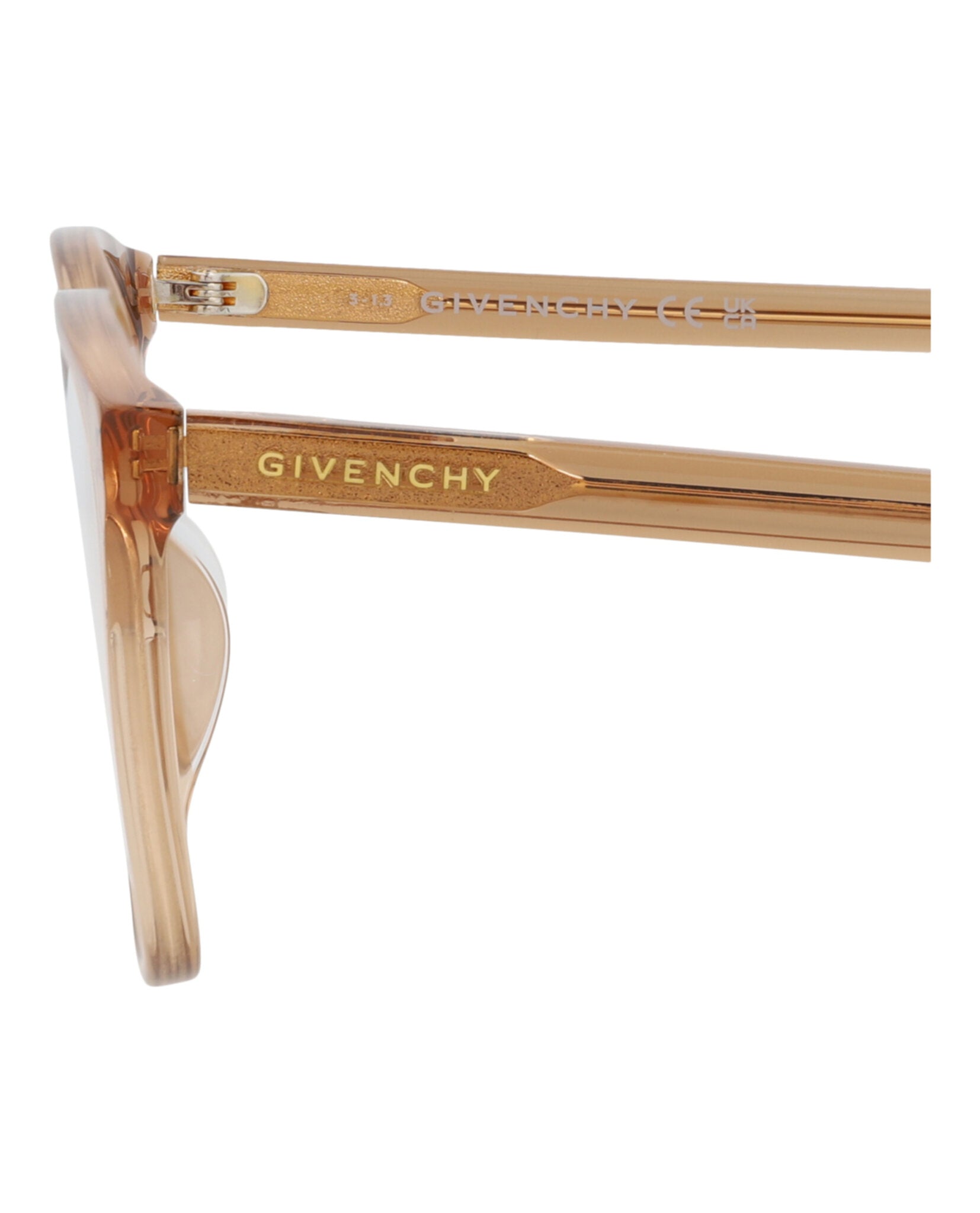 Givenchy Womens Square/Rectangle Brown Brown Transparent Fashion Designer Eyewear