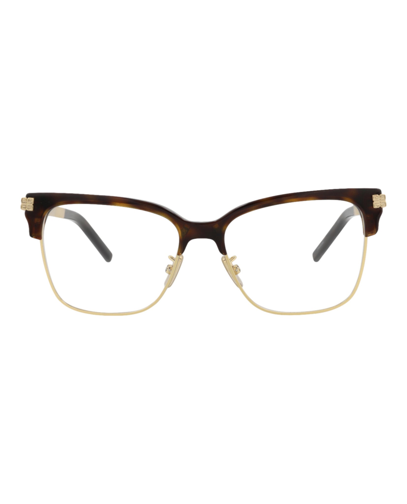 Givenchy Womens Cat Eye Havana Gold Transparent Fashion Designer Eyewear