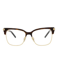 Givenchy Womens Cat Eye Havana Gold Transparent Fashion Designer Eyewear