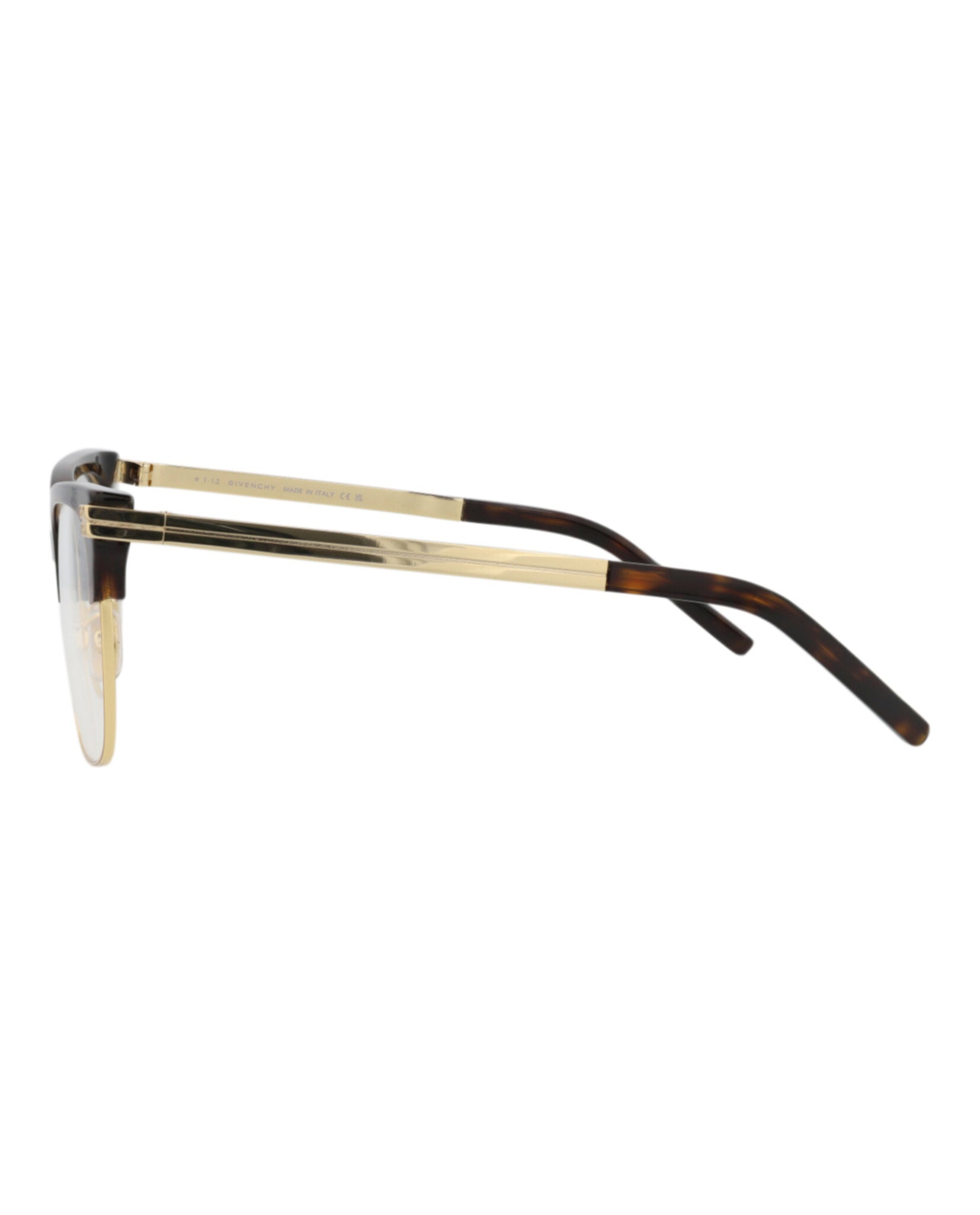 Givenchy Womens Cat Eye Havana Gold Transparent Fashion Designer Eyewear
