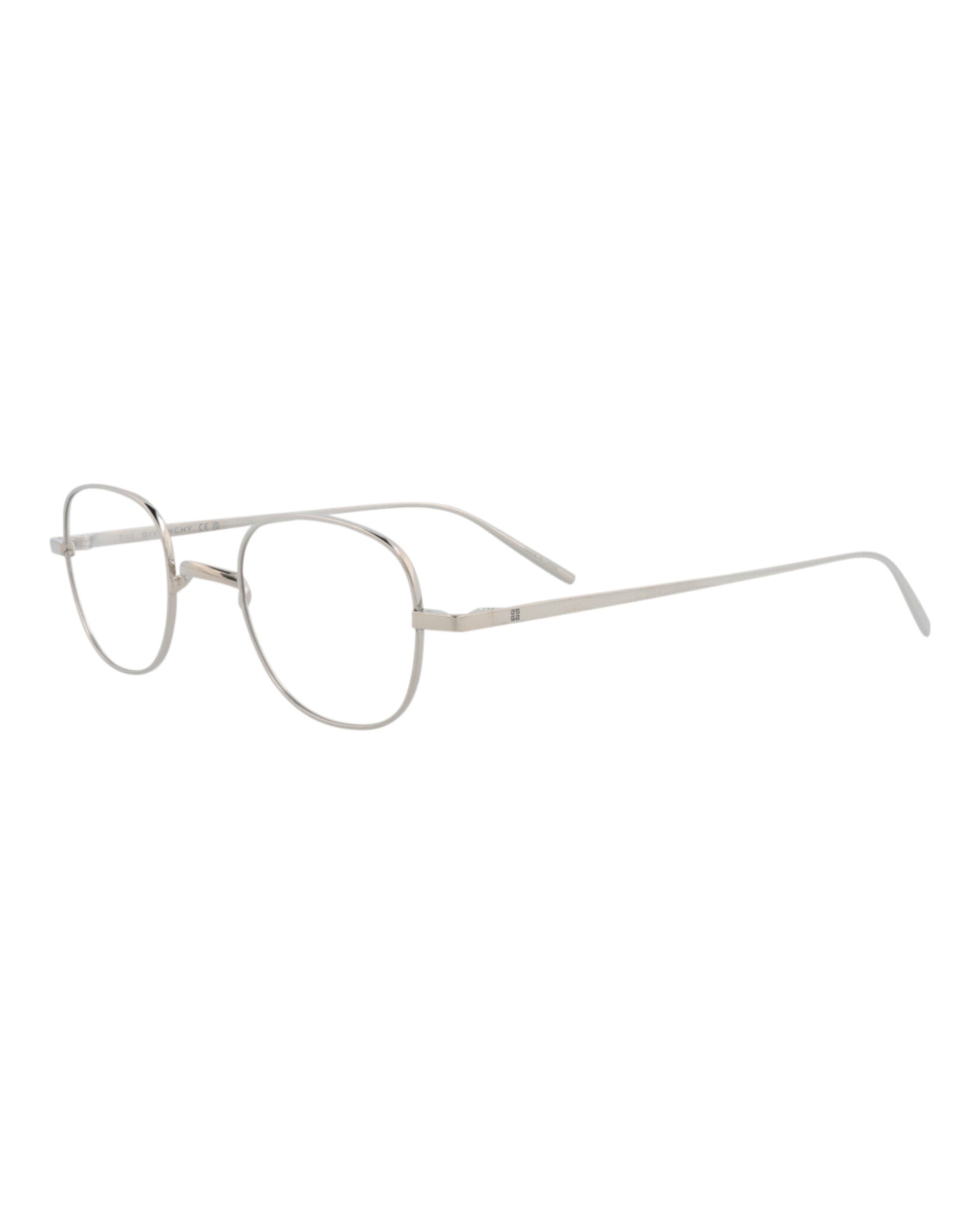 Givenchy Womens Round/Oval Palladium Palladium Transparent Fashion Designer Eyewear