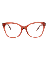 Givenchy Womens Cat Eye Orange Orange Transparent Fashion Designer Eyewear Orange Orange Transparent