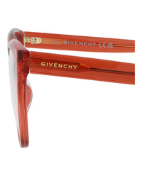 Givenchy Womens Cat Eye Orange Orange Transparent Fashion Designer Eyewear