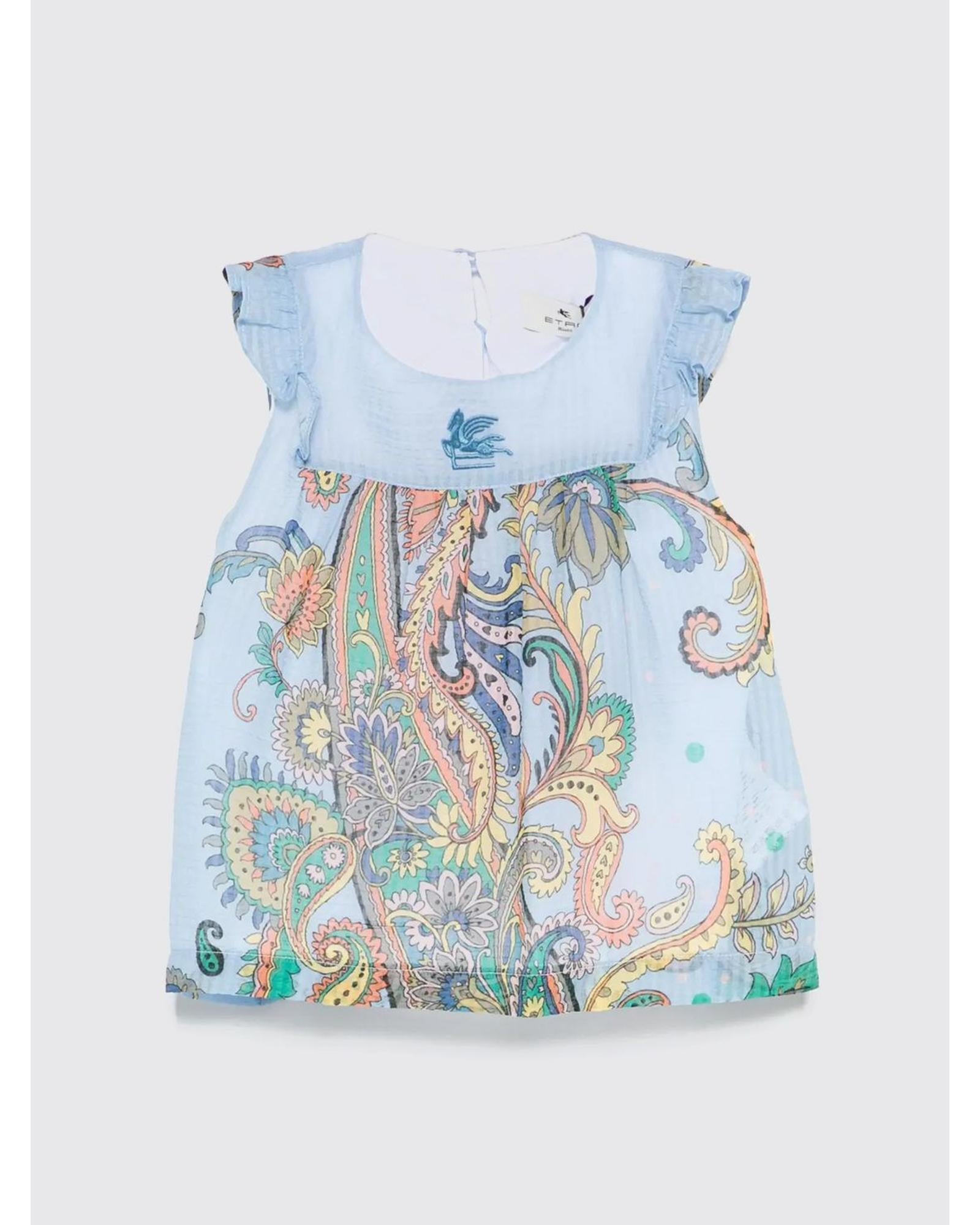 Etro Kids Vest with Stylish Design Blue Clothing 6 (Little Girl M) Blue