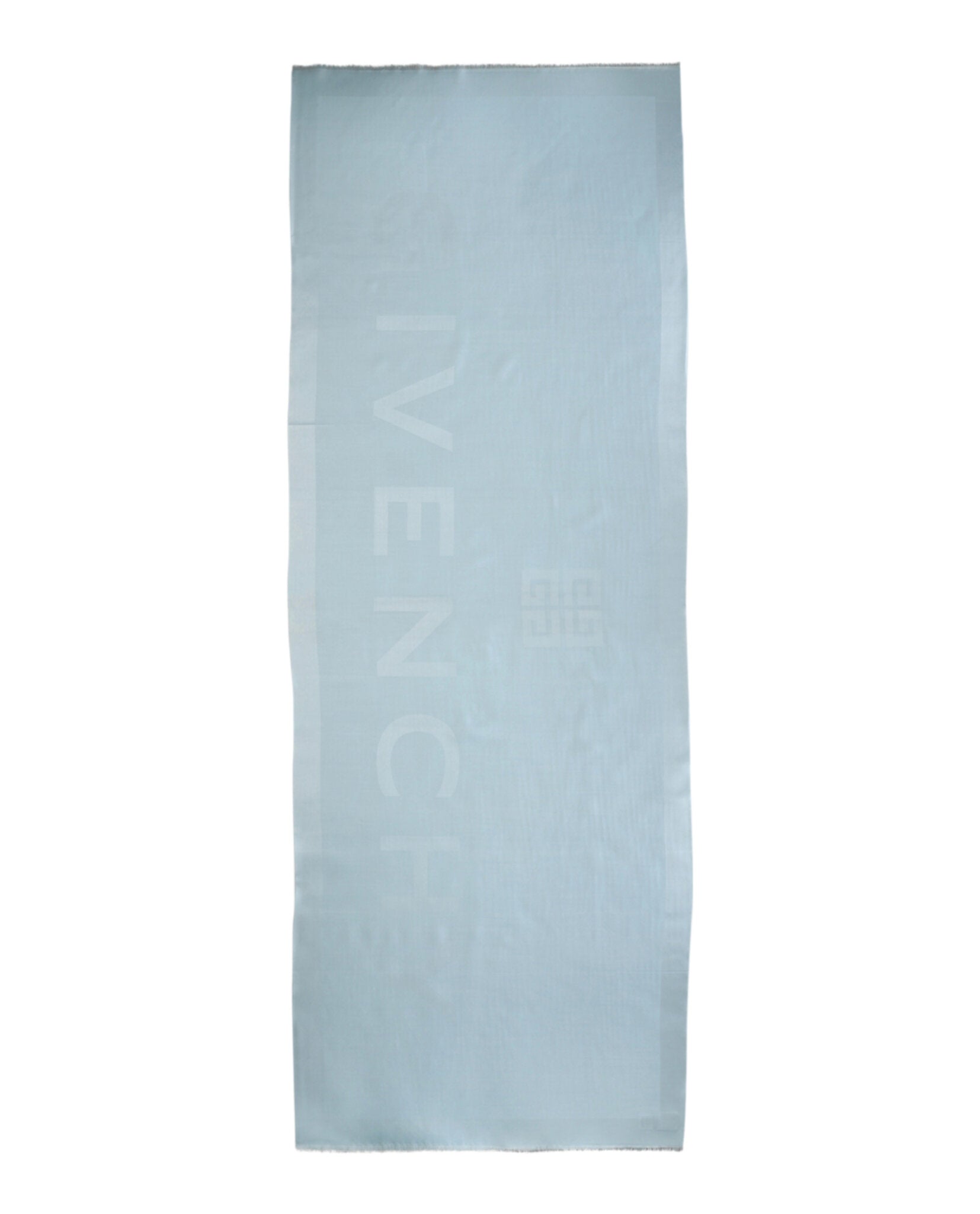 Givenchy Womens Wool Blend Logo Scarf