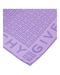 Givenchy Womens 4G Logo Silk Scarf