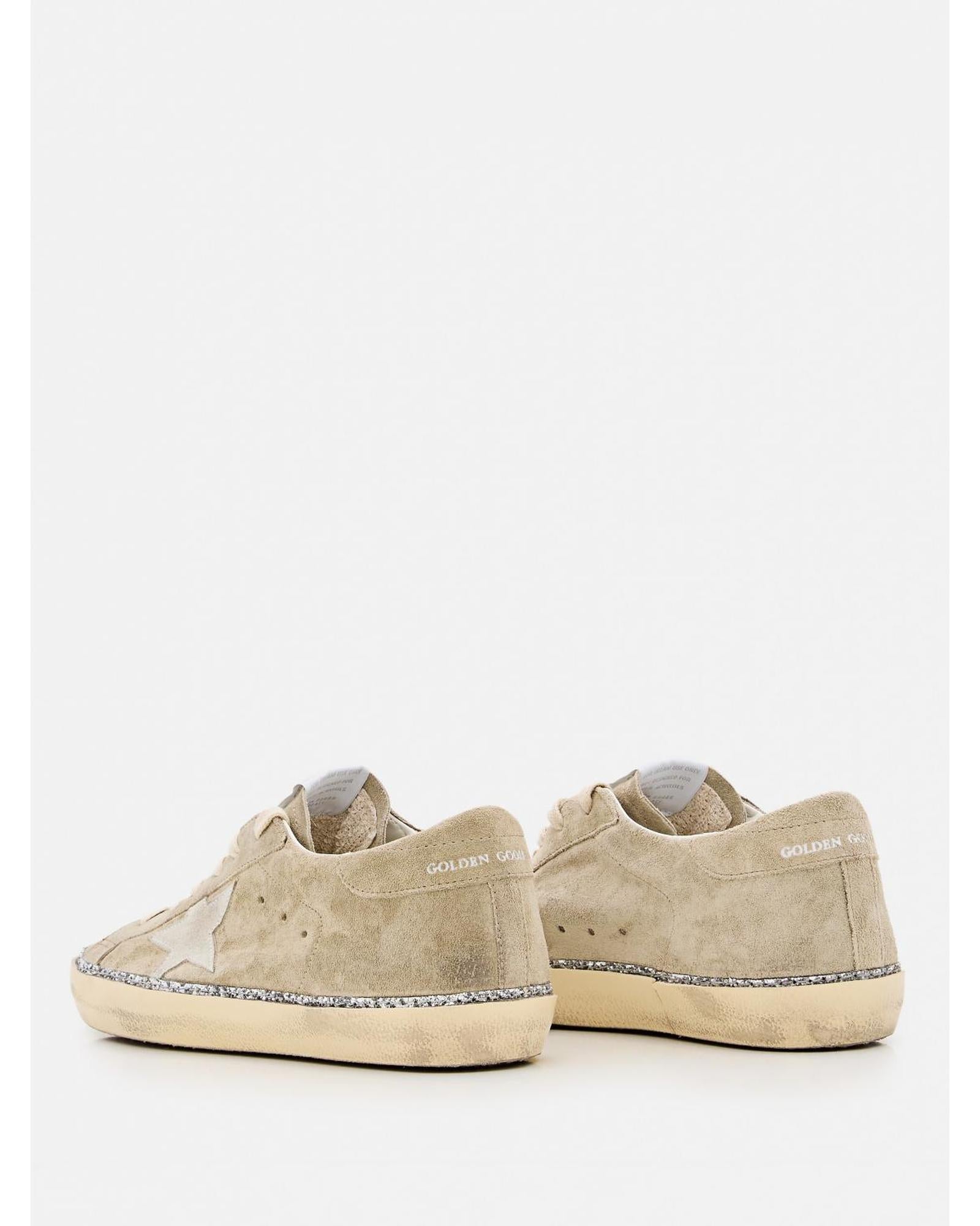 Golden Goose Superstar Sneaker Glitter Detail Women Beige