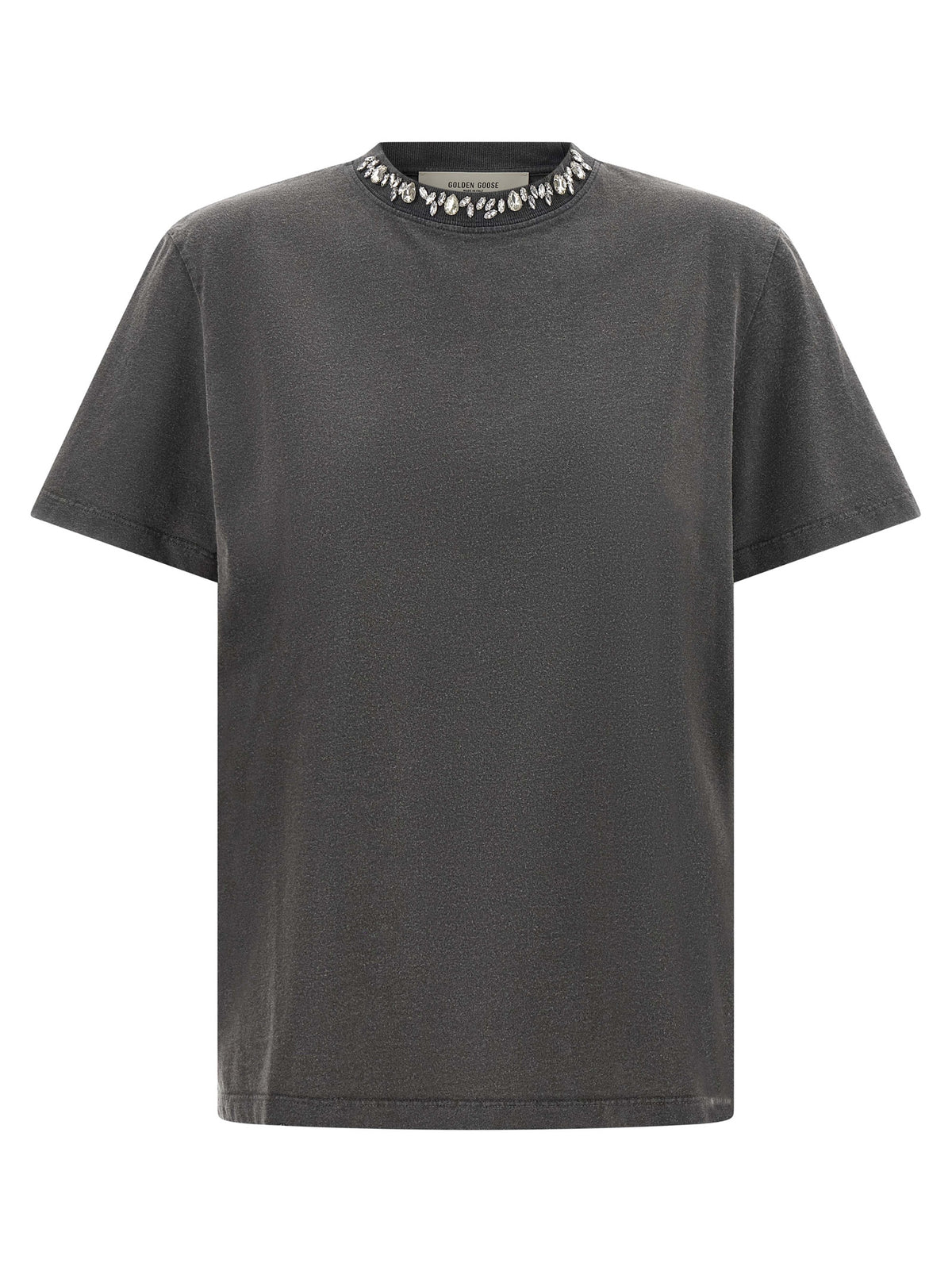 Golden Goose Women Cabochon Crystal T-Shirt