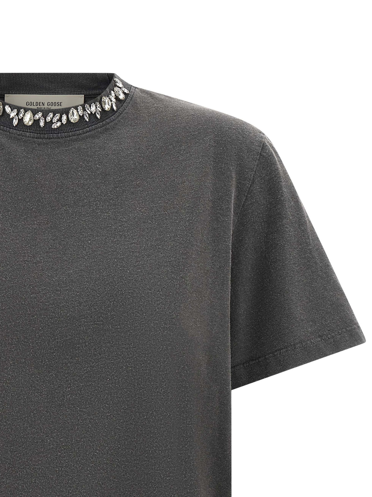 Golden Goose Women Cabochon Crystal T-Shirt