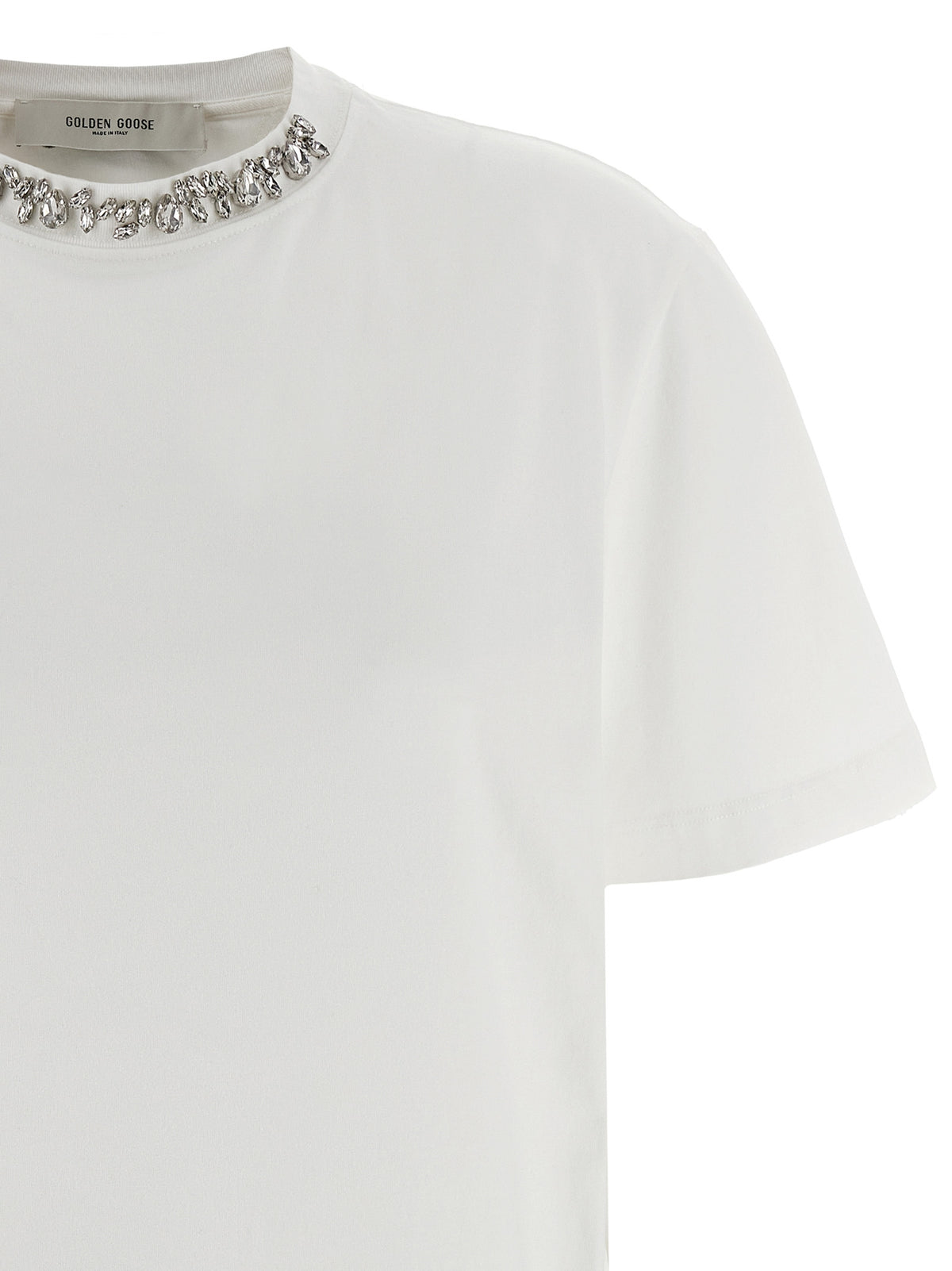 GOLDEN GOOSE Golden Goose Women Crystal Crew Neck T-Shirt