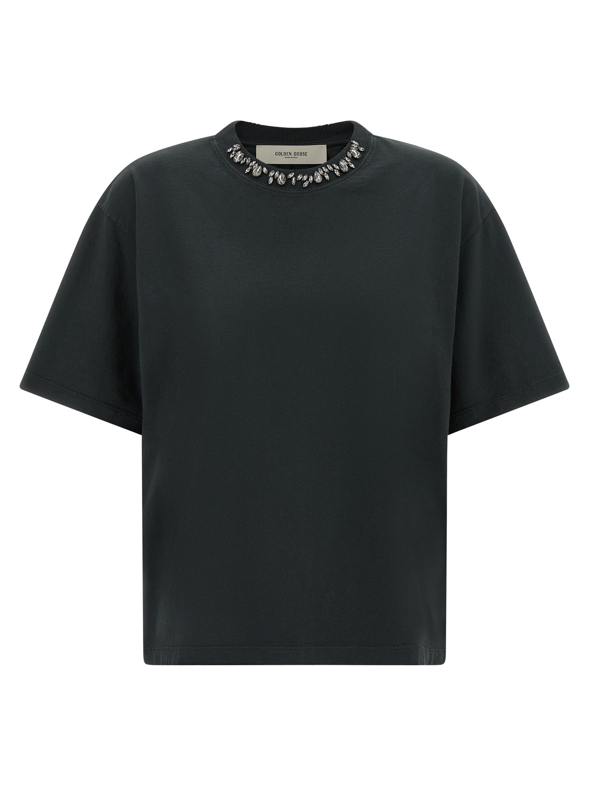 Golden Goose Women Crystal Crew Neck T-Shirt