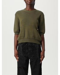 Golden Goose Knit Sweater with Pockets Women Violet