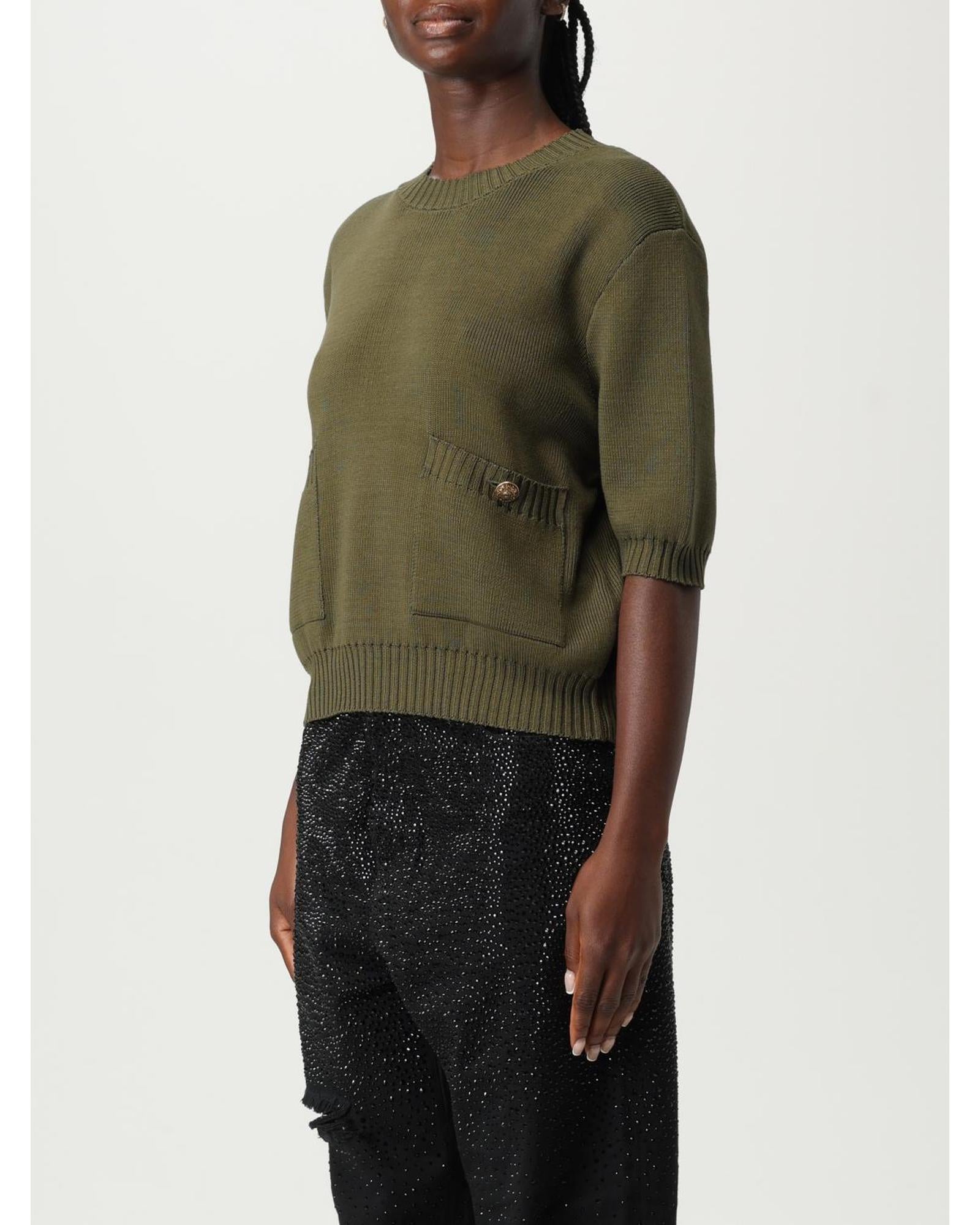 Golden Goose Knit Sweater with Pockets Women Violet