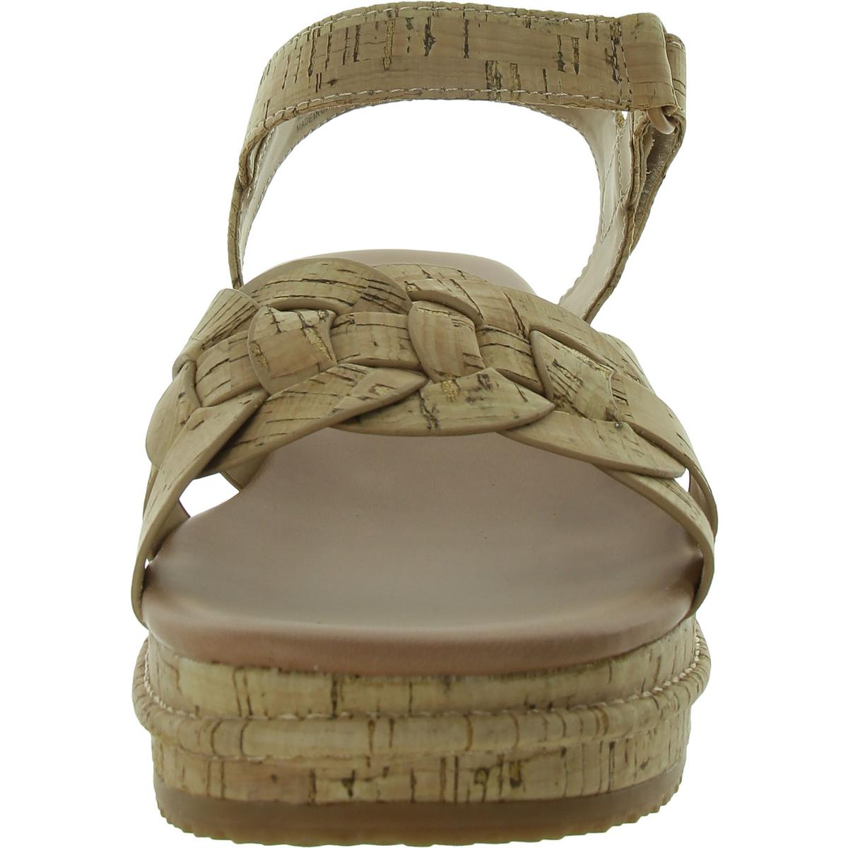 Lena Womens Adjusable Wedge Slingback Sandals