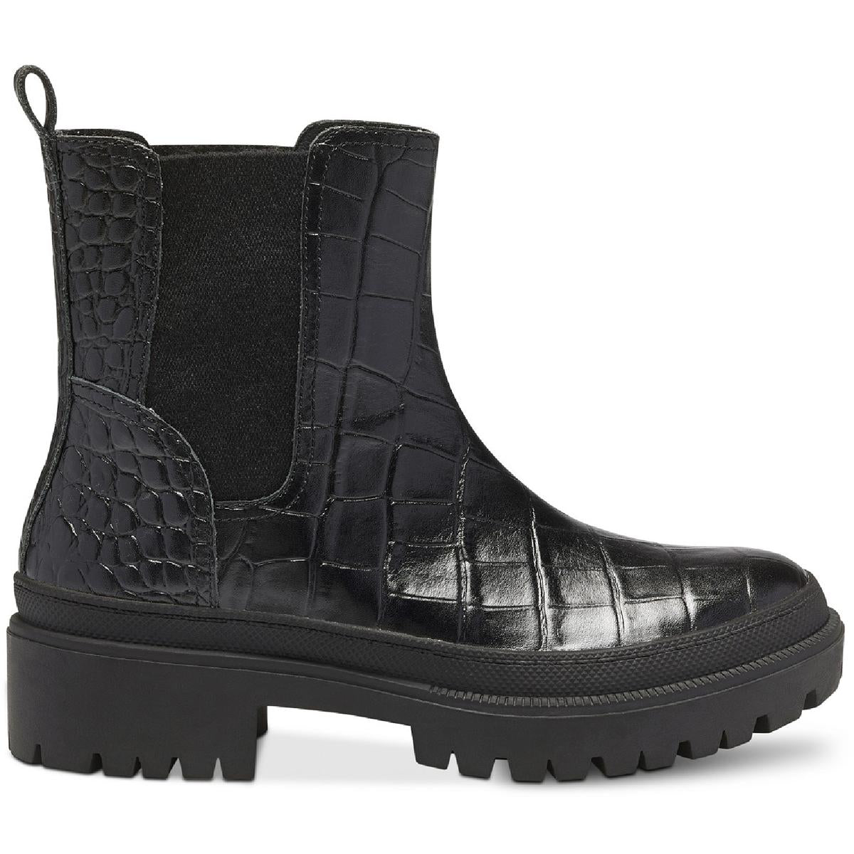 Emali Womens Nubuck Pull On Ankle Boots