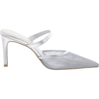 Katik Womens Mesh Pointed Toe Mules