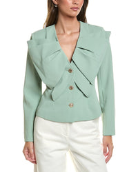 Gracia Ruffle Front Jacket