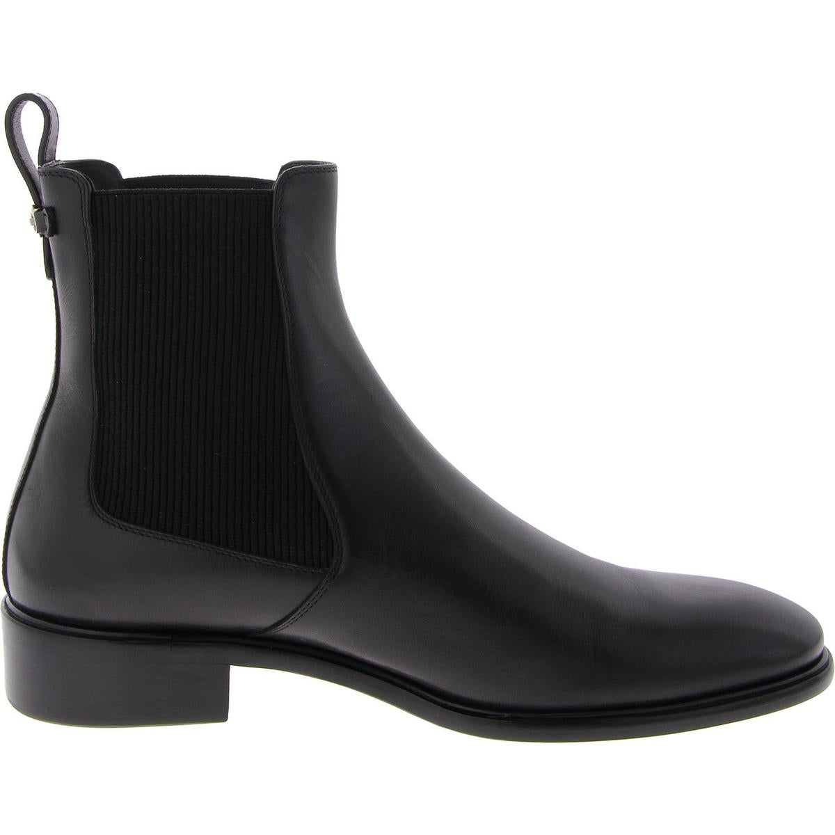 Oddo Womens Faux Leather Pull On Chelsea Boots