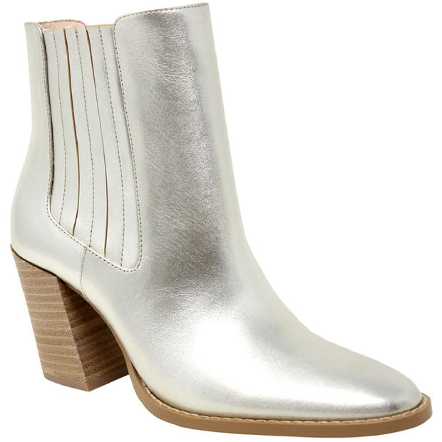 Shopper Womens Leather Slip On Ankle Boots
