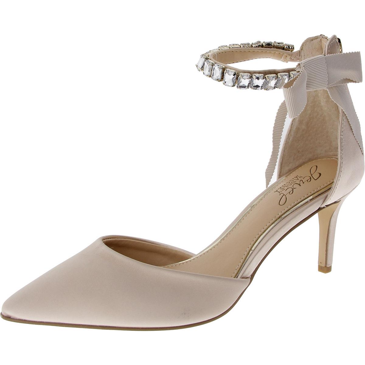 Womens Embellished Ankle Strap