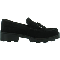 Capri Womens Suede Heeled Loafers