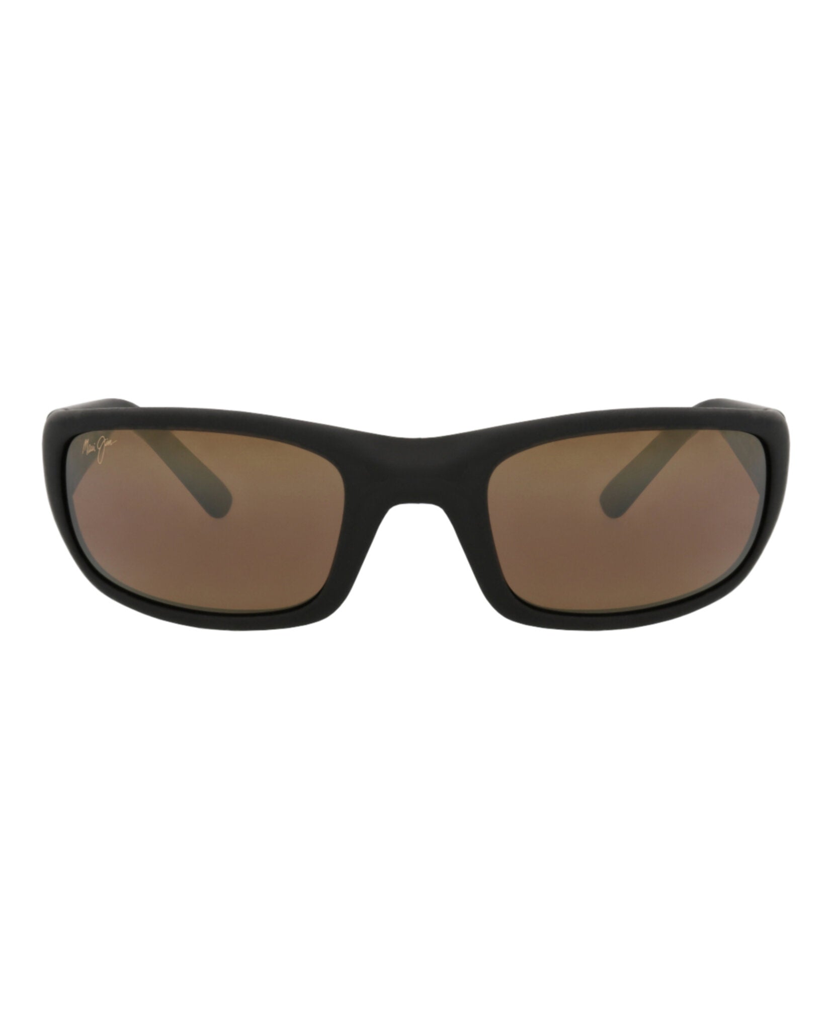 Maui Jim Maui Jim Unisex Shield/Wrap Black Black Bronze Fashion Designer Eyewear