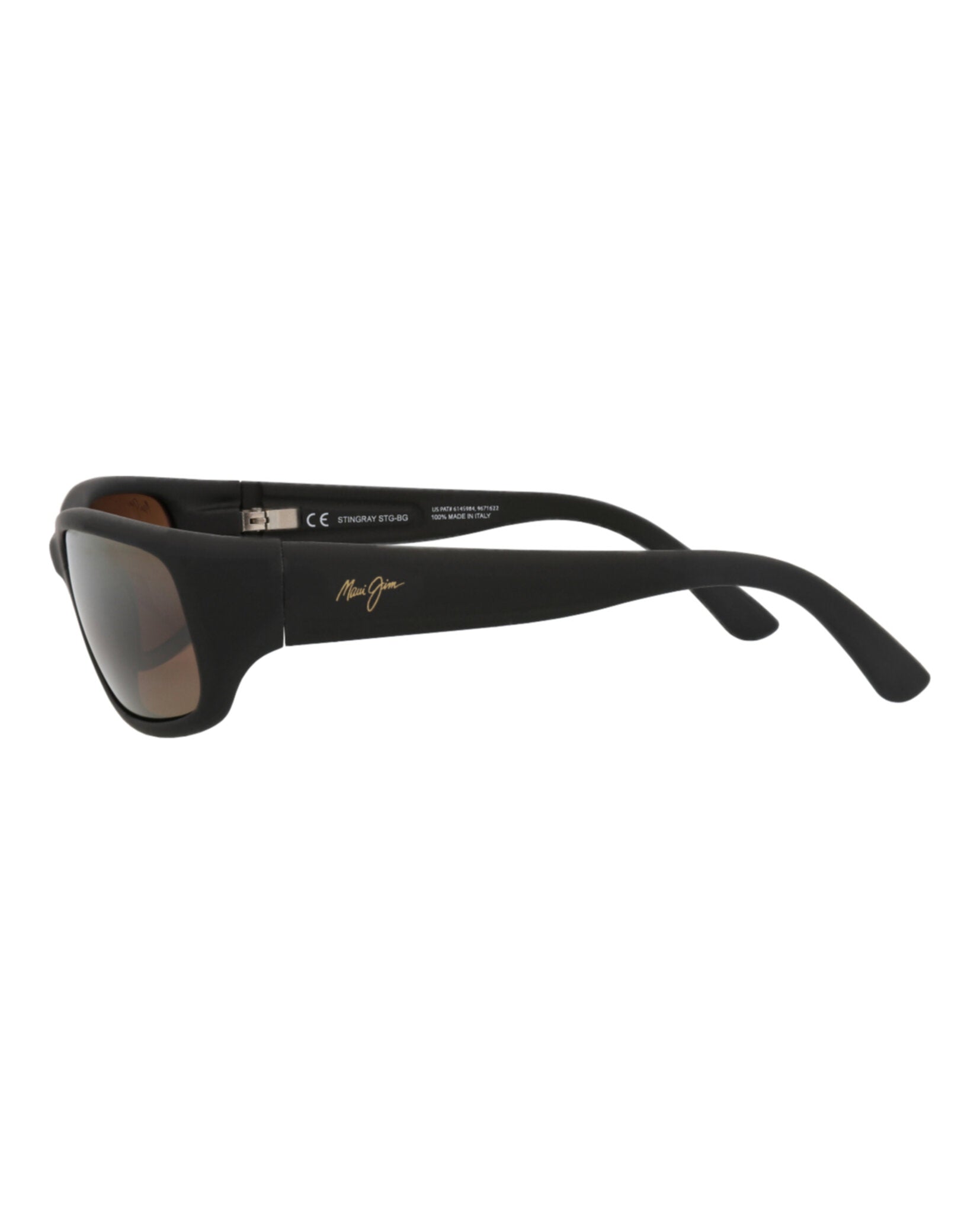 Maui Jim Maui Jim Unisex Shield/Wrap Black Black Bronze Fashion Designer Eyewear