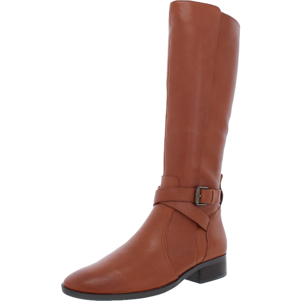 Rena Womens Zipper Narrow Calf Knee-High Boots