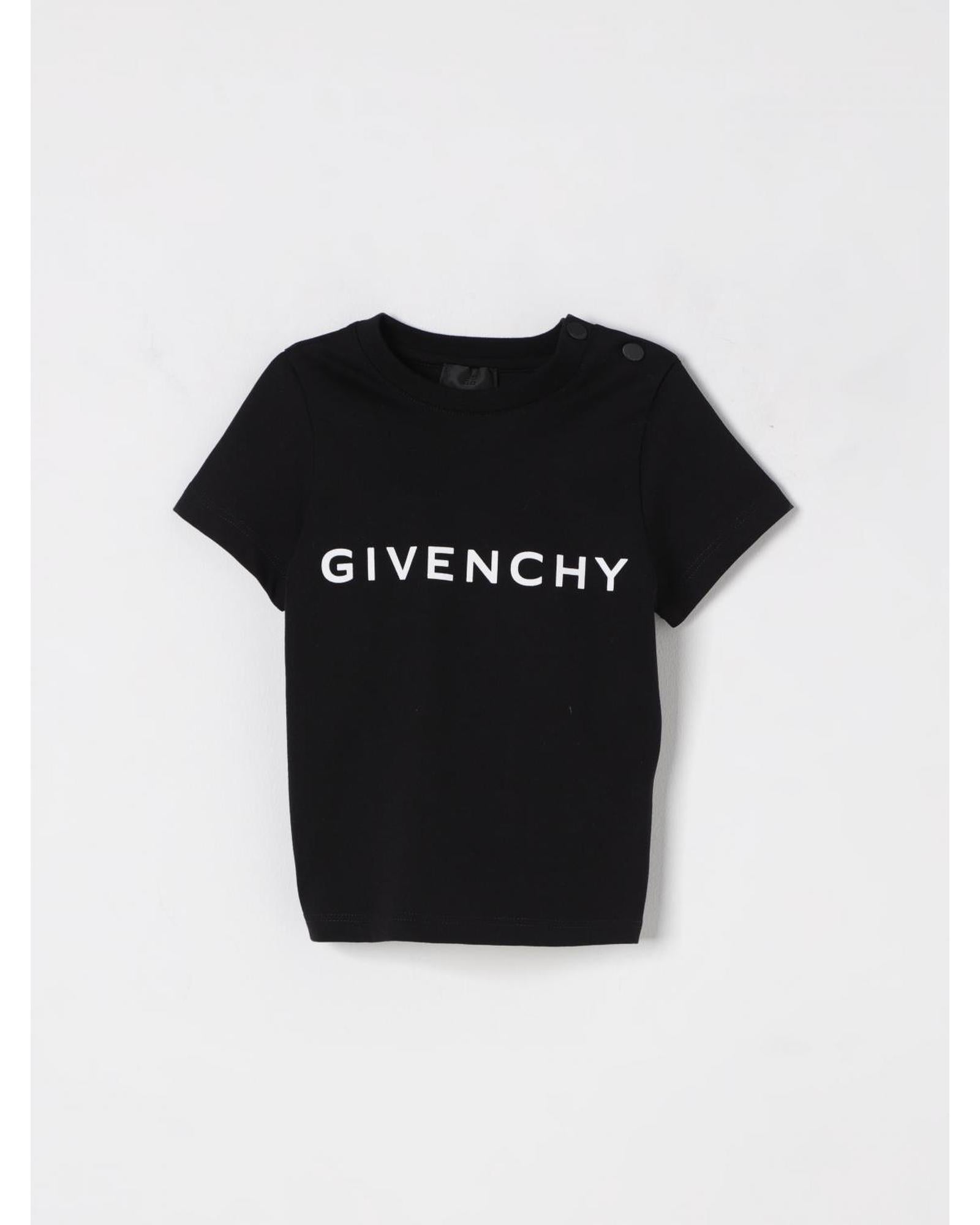 Givenchy Baby Logo Tee Kids Black T-Shirts