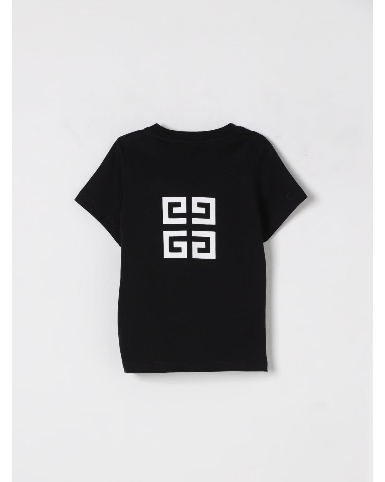 Givenchy Baby Logo Tee Kids Black T-Shirts