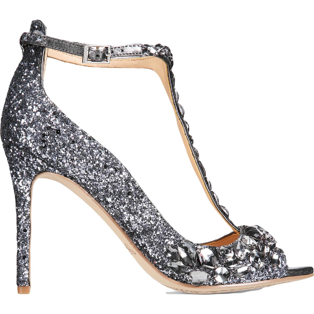 Conroy Womens Glitter Stilettos Dress Sandals