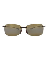 Maui Jim Maui Jim Unisex Square/Rectangle Rootbeer Rootbeer Bronze Fashion Designer Eyewear