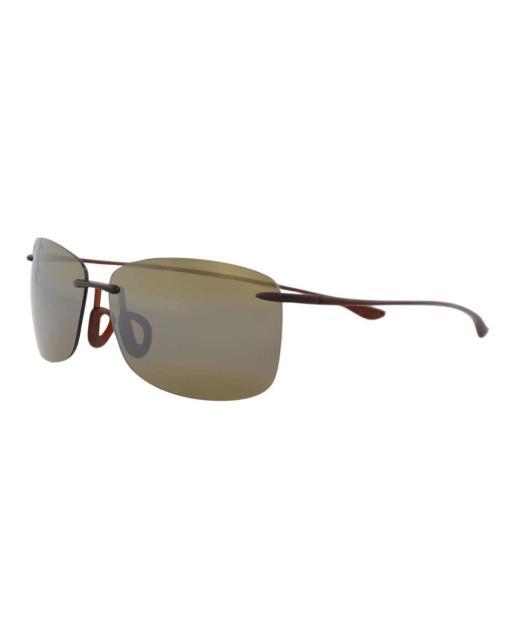 Maui Jim Maui Jim Unisex Square/Rectangle Rootbeer Rootbeer Bronze Fashion Designer Eyewear