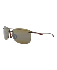 Maui Jim Maui Jim Unisex Square/Rectangle Rootbeer Rootbeer Bronze Fashion Designer Eyewear