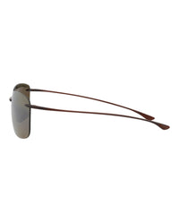 Maui Jim Maui Jim Unisex Square/Rectangle Rootbeer Rootbeer Bronze Fashion Designer Eyewear