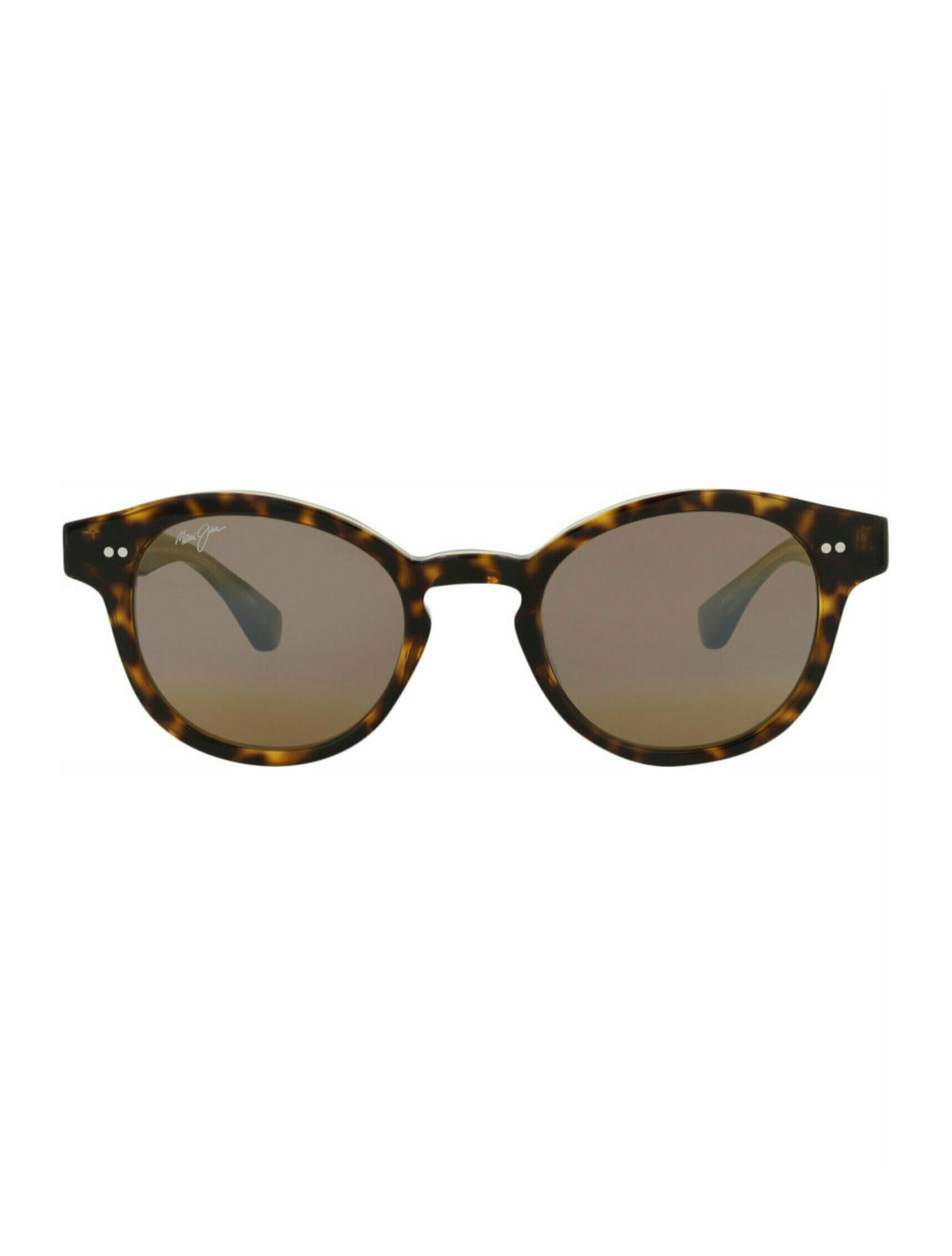 Maui Jim Unisex Round/Oval Tortoise Tortoise Bronze Fashion Designer Eyewear
