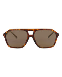 Maui Jim Maui Jim Mens Square/Rectangle Tortoise Tortoise Bronze Fashion Designer Eyewear