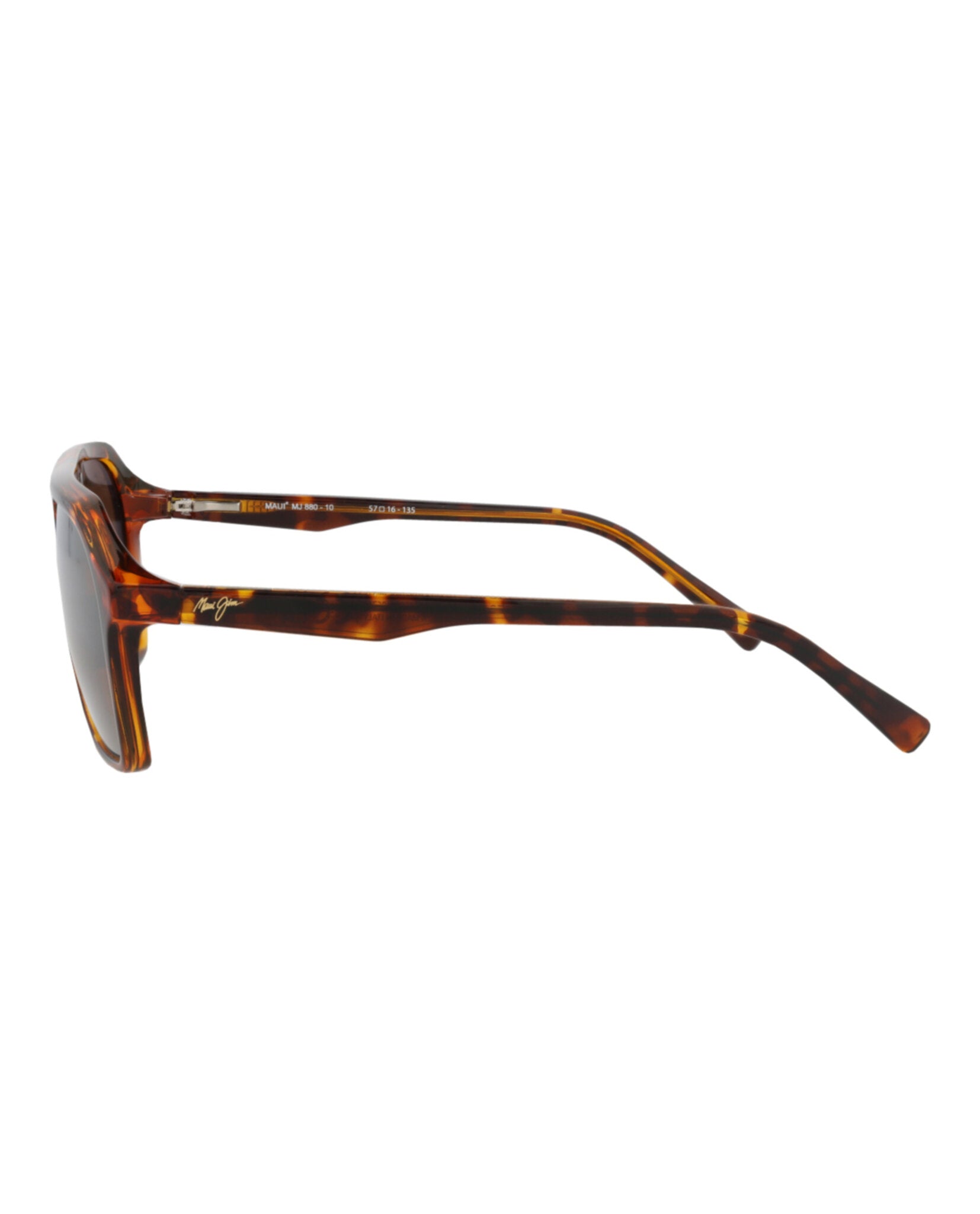 Maui Jim Maui Jim Mens Square/Rectangle Tortoise Tortoise Bronze Fashion Designer Eyewear