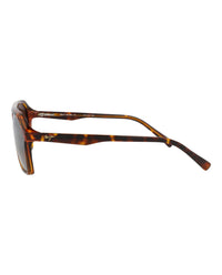 Maui Jim Maui Jim Mens Square/Rectangle Tortoise Tortoise Bronze Fashion Designer Eyewear