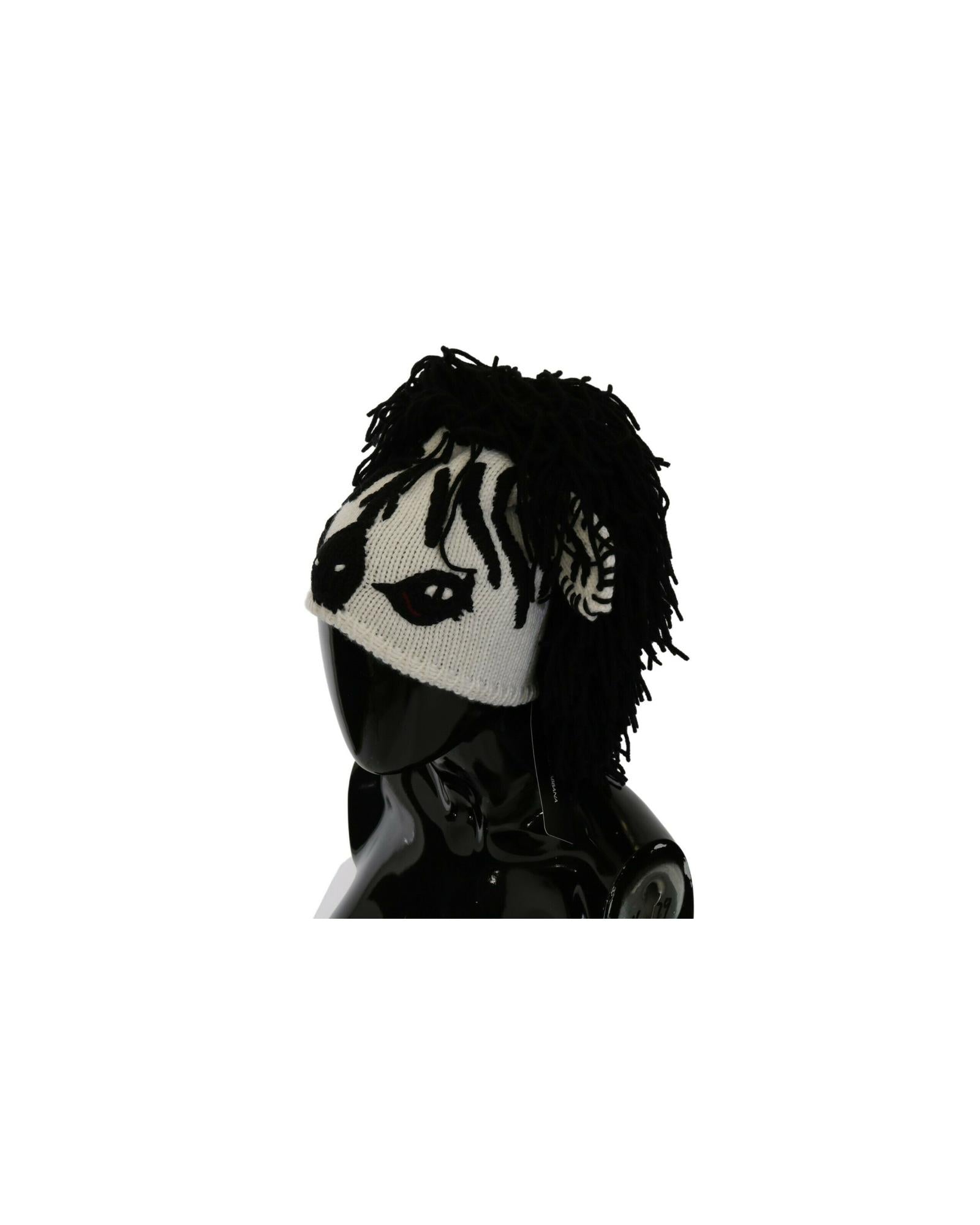 Dolce & Gabbana Zebra Knit Hat
