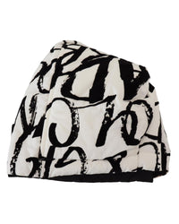 Dolce & Gabbana Abstract Print Beanie BlackWhite