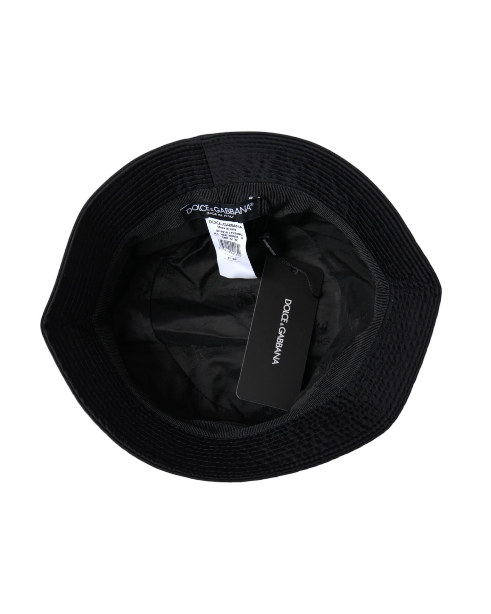 Dolce & Gabbana Black Bucket Hat