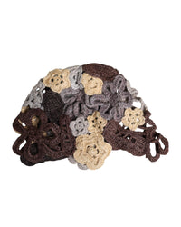 Dolce & Gabbana Crochet Flower Appliqu Hat Women Multicolor One Size Multicolor